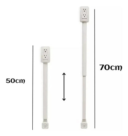 EnchufeFlex 360™ - Extensor de Pared Inteligente Giratorio 180°