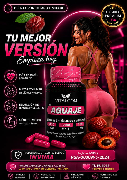 Aguaje Premium | Realza, Afirma y Aumenta de Forma Natural